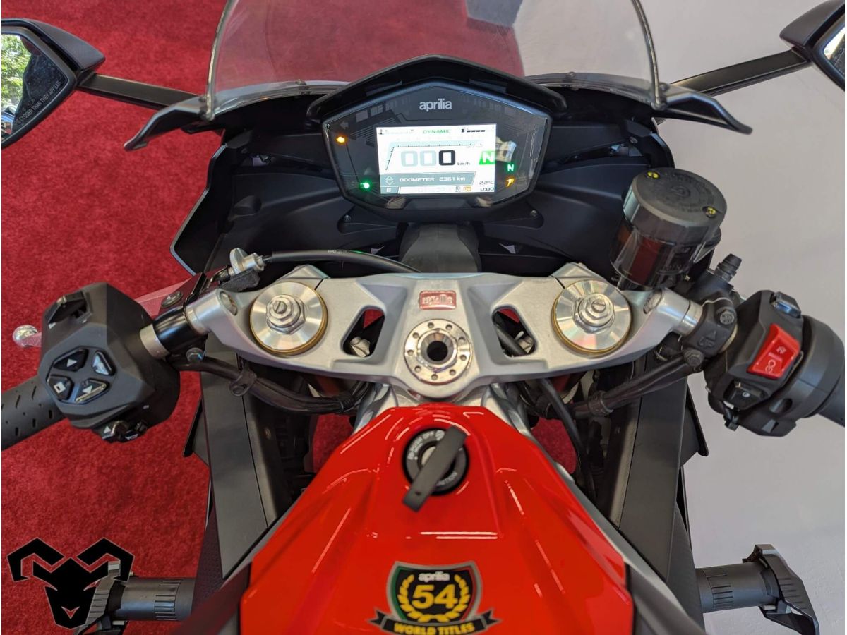 Motocicleta second hand Aprilia RS660 ABS, 2021, 659 cc, 100 cp, 2361 km
